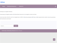 Tablet Screenshot of eccla.org